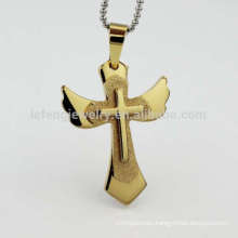 angel wing cross pendant,stainless steel jesus pendants,gold cross pendants jewelry